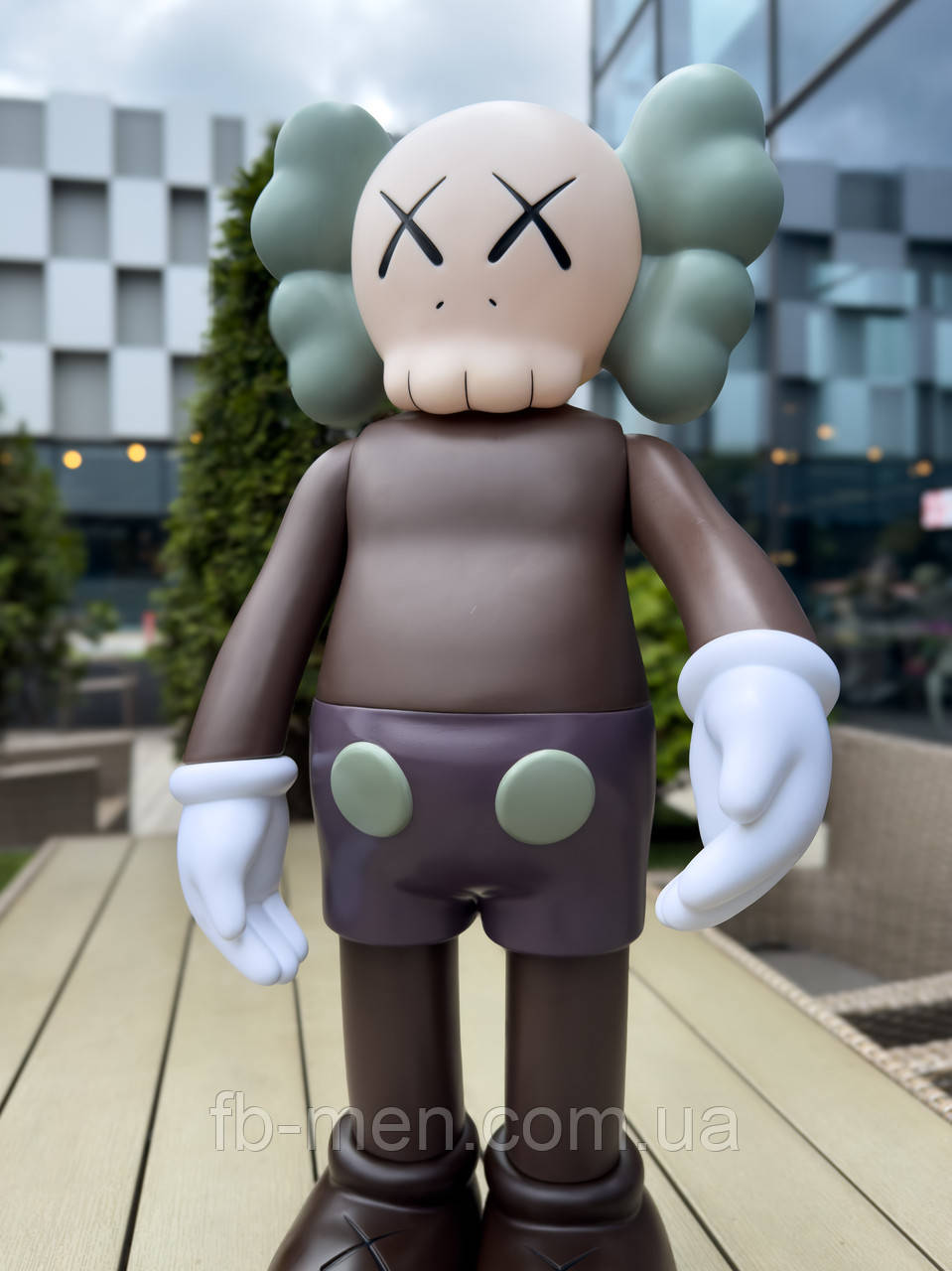 Статуетка Kaws Companion колекційна фігурка для інтер'єру 70 см коричневий