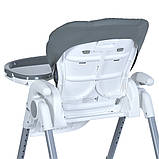 Стільчик для годування El Camino STEADY ME 1177 Storm Gray Темно-сірий, фото 8