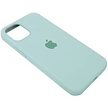 Silicone case for iPhone 13 (26) Light Turquoise (закритий низ)