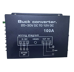 Перетворювач автомобільної напруги DC24-12 100A