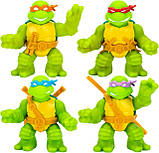 Набір фігурки гуджитсу Черепашки ніндзя 4 шт Heroes of Goo Jit Zu Teenage Mutant Ninja Turtles, Moose, фото 3