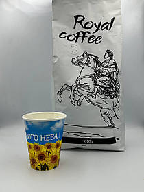 Стакан 180 мл паперовий соняшник | 1уп — 50 шт. | Ящ — 50уп