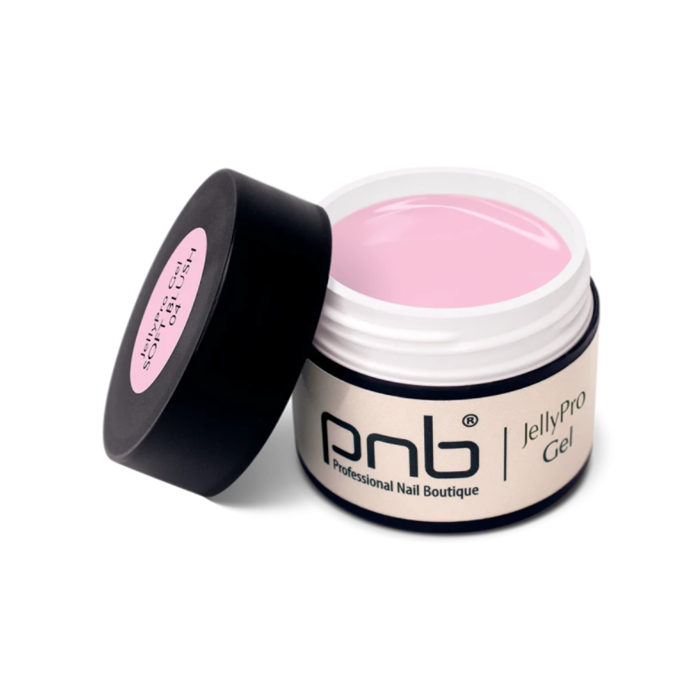 Камуфлюючий желеподібний гель для моделювання нігтів PNB UV/LED JellyPro Gel, 04 Soft Blush, 50 мл