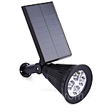 Садовий ліхтар на сонячній батареї Solar Underground Light, вуличний ліхтар, підсвітка будинку, фото 5