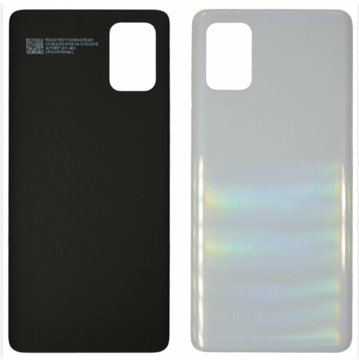 Задня кришка для Samsung A715F/DS Galaxy A71, срібляста, фото 1