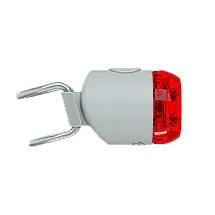 Мигалка задня для велосипеда з акумулятором водостійкий велоліхтар Knog Plug Rear 10 Lumens Grey, фото 3