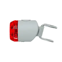 Мигалка задня для велосипеда з акумулятором водостійкий велоліхтар Knog Plug Rear 10 Lumens Grey, фото 2