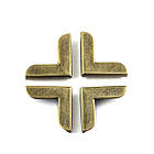 Кутики для альбомів Бронза 20*20*5мм 4шт KTM057, фото 2