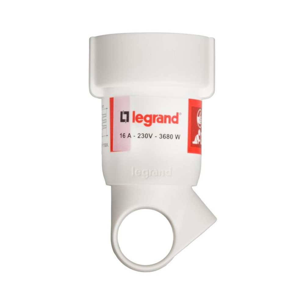 Розетка Legrand біла 2к+З 16а 050191