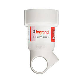 Розетка Legrand біла 2к+З 16а 050191