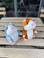 М'який інтерактивний хом'як C23903 повторює слова, 3 кольори, розмір 8-8-14см., фото 3