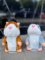 М'який інтерактивний хом'як C23903 повторює слова, 3 кольори, розмір 8-8-14см., фото 2