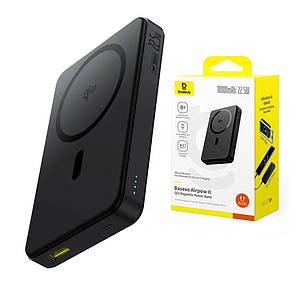 Бездротовий PowerBank Baseus Airpow Ⅱ Qi2 Magnetic 10000mAh (22.5W) Black (PPWPQ10-20 / P10080000123-00)