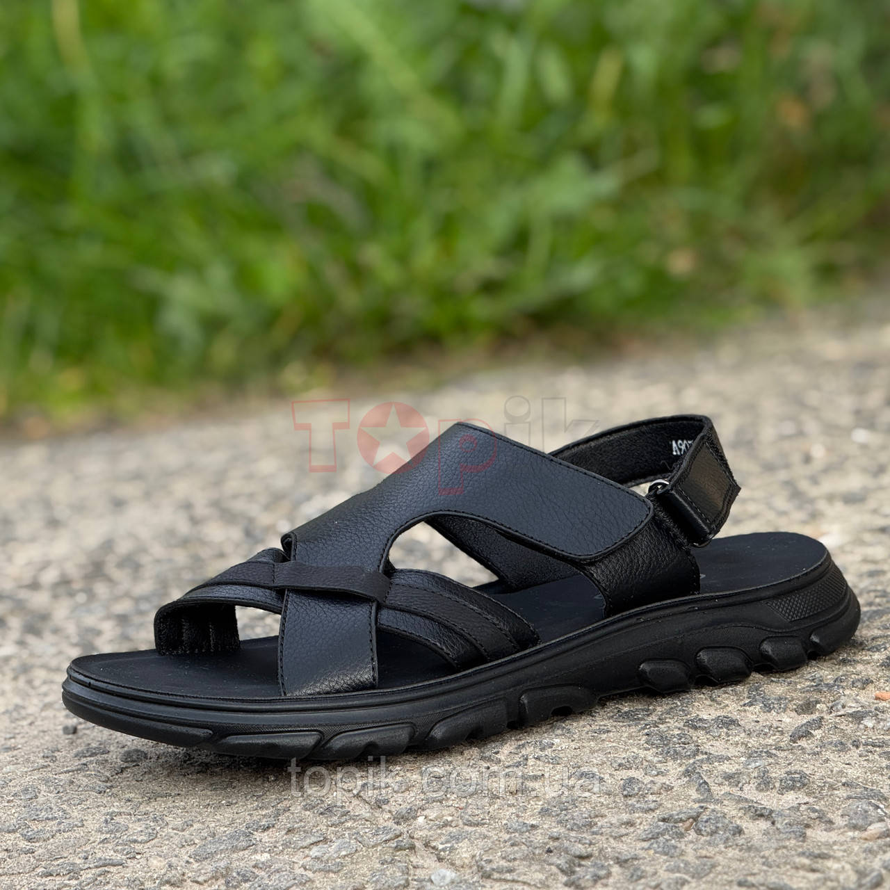 Босоніжки чоловічі чорні сандалі Босоножки мужские черные сандалии (Код: 3579), фото 1