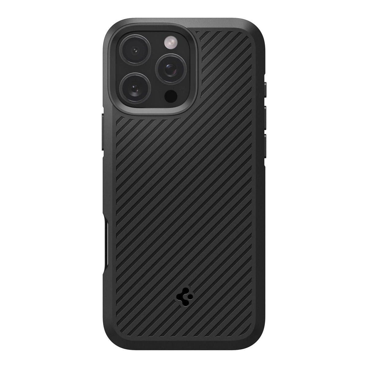 Чохол-накладка для телефону Spigen Core Armor для Apple iPhone 16 Pro Чорний (ACS08157)