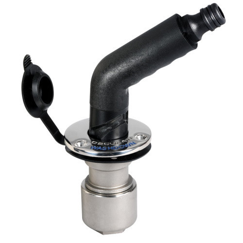 Фітинг байонет з кутовим штуцером, для миття палуби, неіржавка сталь/пластик, Osculati.