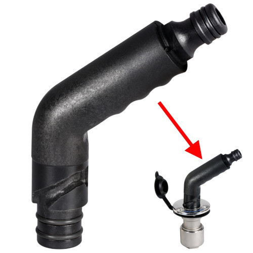 Штуцер кутовий, запасний, для фітингу арт. 16.442.23, пластик, Osculati.