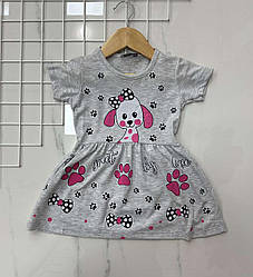 Плаття з коротким рукавом для дівчинки Розміри: 2,3,4,5 років (38066)