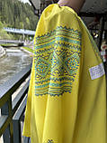 Вишиванка окружність грудей вишиванки 140 см.жовтого кольору шифон розмір 60, фото 2