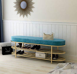 Банкетка. Модель RD-2174 100х35х45см, блакитний