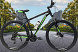 Алюмінієвий велосипед 29 Urban Titan гірський Lockout, гідравлічні гальма, фото 2