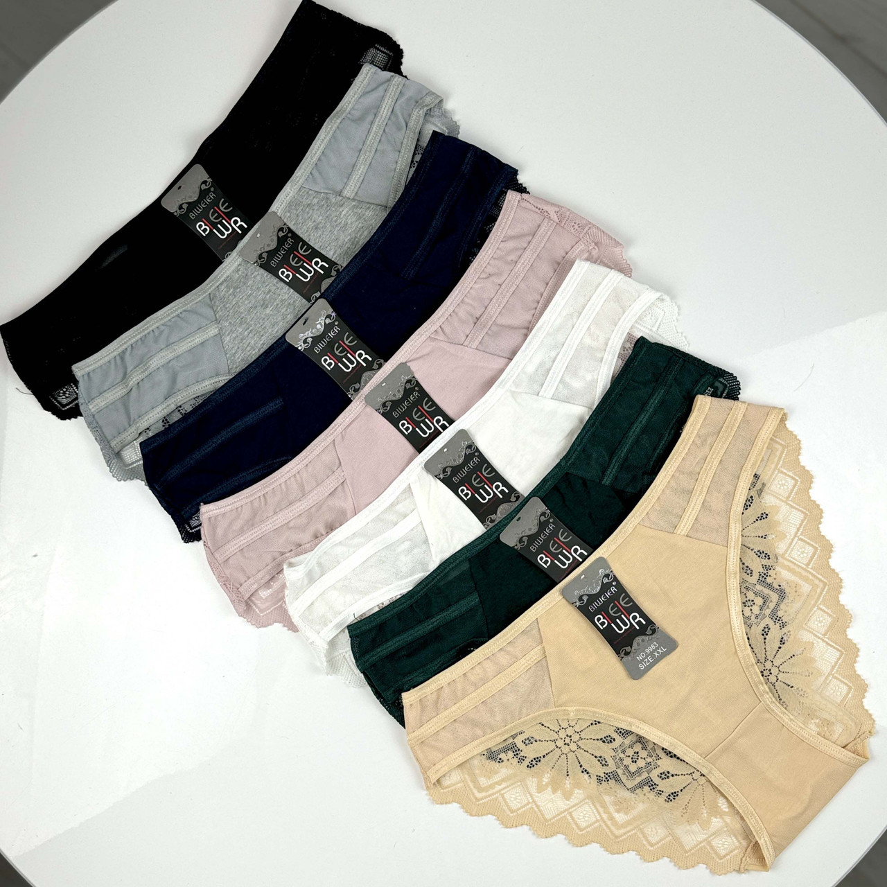 Жіночі бавовняні трусикиBiweier #9983 Мікс, фото 1