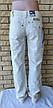 Штани, джинси чоловічі літні лляні, на високий зріст, пряма штанина BAYERN, Туреччина, фото 7