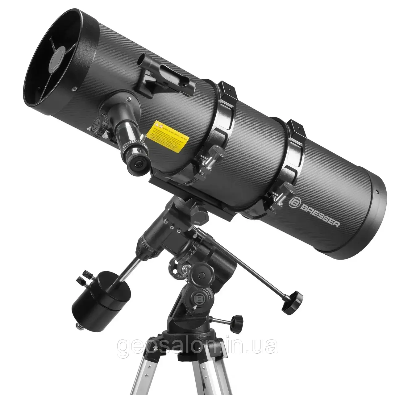 Телескоп Bresser Pollux 150/1400 EQ3 Carbon з сонячним фільтром і адаптером для смартфона, фото 1