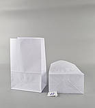 Пакет с дном бумажный 24*15*9  белый №19 (25 шт), фото 2