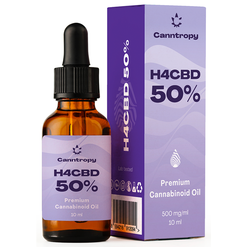 H4CBD Олія Canntropy Premium 50% | 5000 мг | 10 мл | Потужна альтернатива CBD