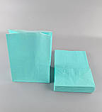 Пакет с дном бумажный 28*19*11,5 ЗЕЛЕНЫЙ (25 шт), фото 3