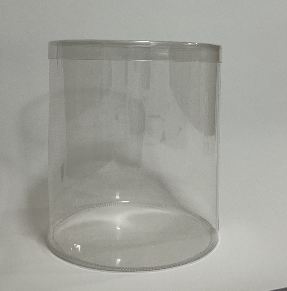 Тубус пластиковий 150х150 мм харчовий Прозорий для пасхи, фото 1