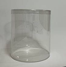 Тубус пластиковий 150х150 мм харчовий Прозорий для пасхи