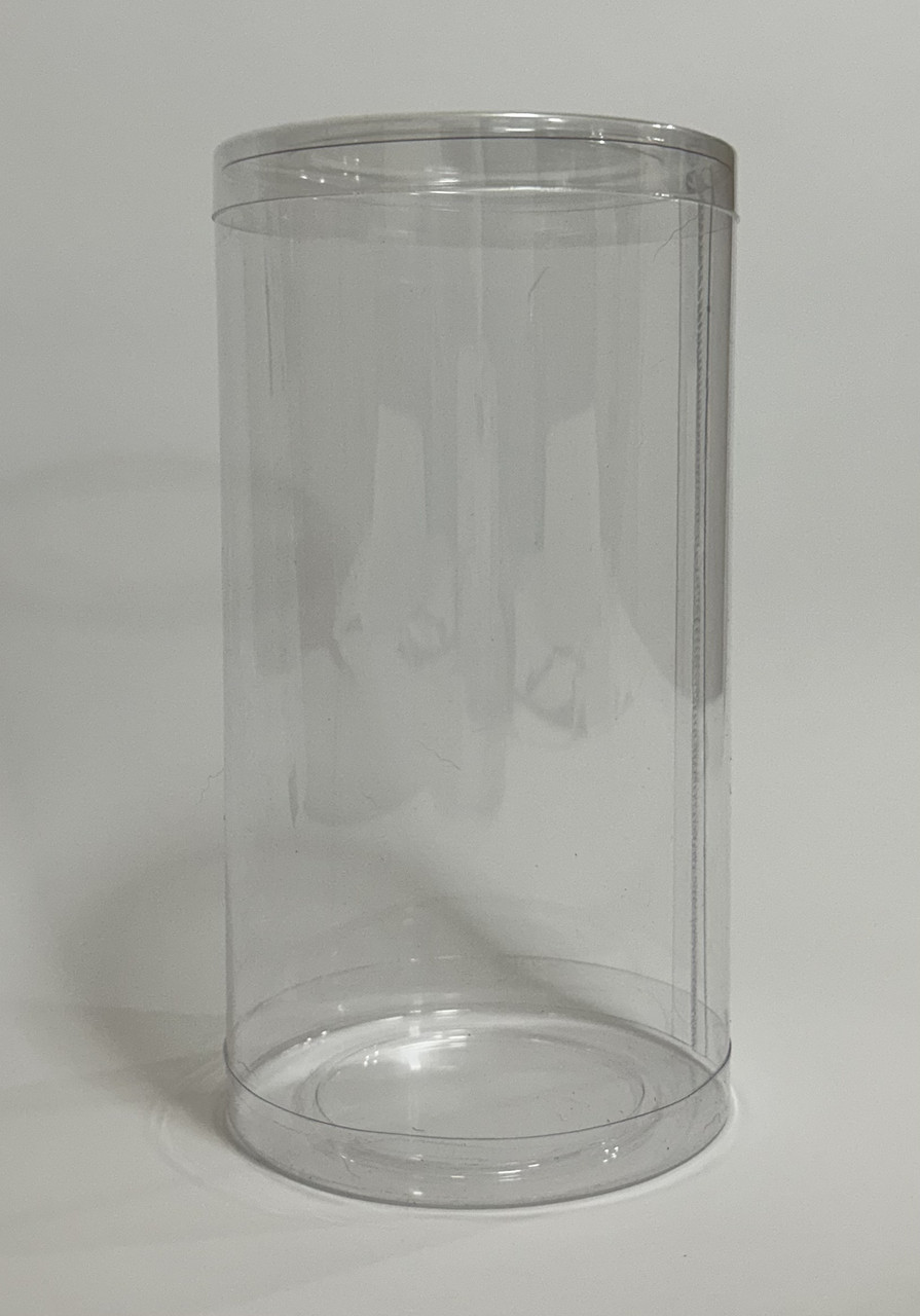 Тубус пластиковий 100х180 мм харчовий Прозорий, фото 1