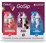 Набір картриджів для напоїв Cirkul GoSip Flavor Cartridge Синя Малина,Чорна Вишня, Полуниця та Кавун 6 штук, фото 3
