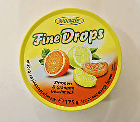 Льодяники Fine Drops лимон-апельсин 175 г