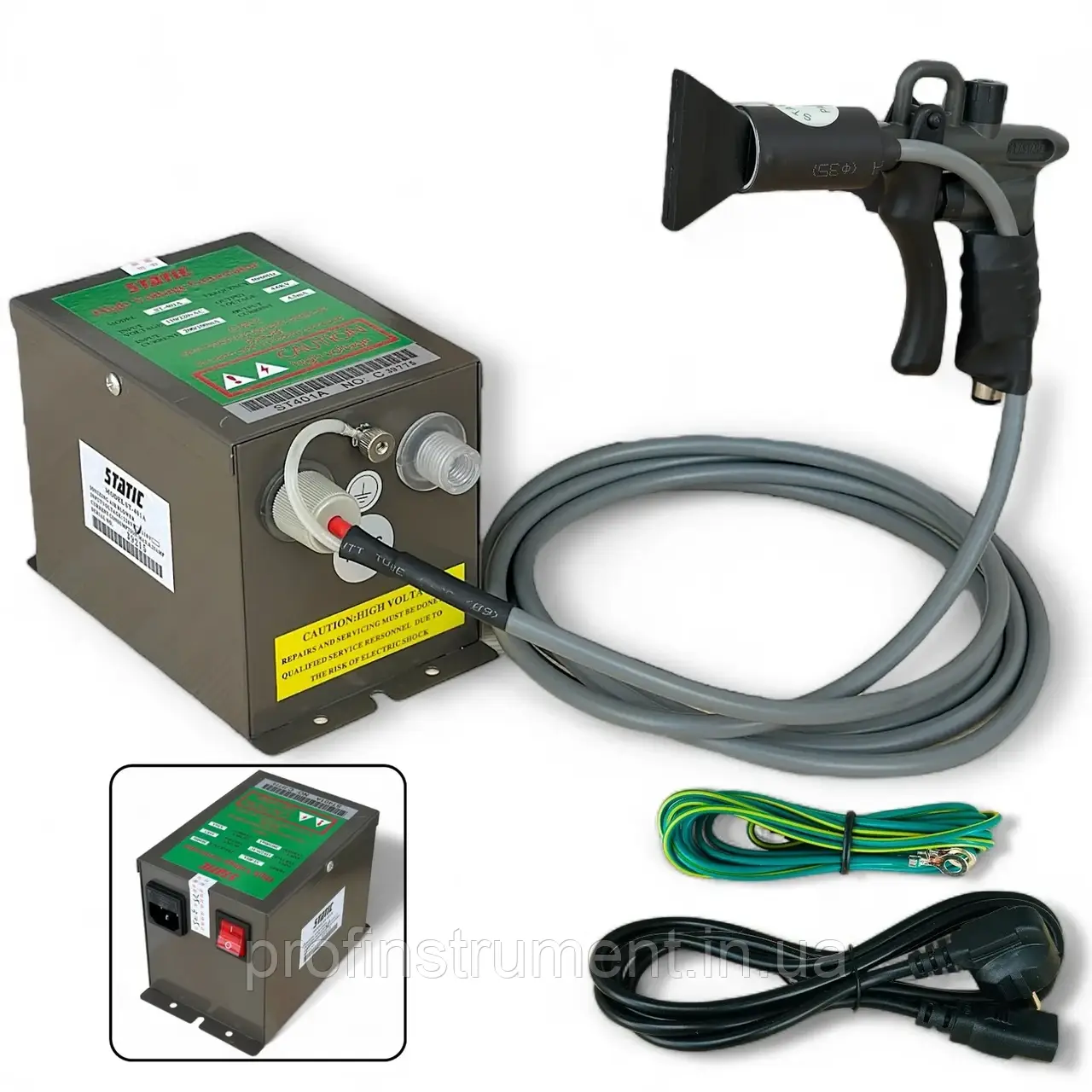 Антистатичний пистолет пневматичний, фото 1