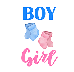 Напис та наліпки на вогнегасник - Boy or Girl?