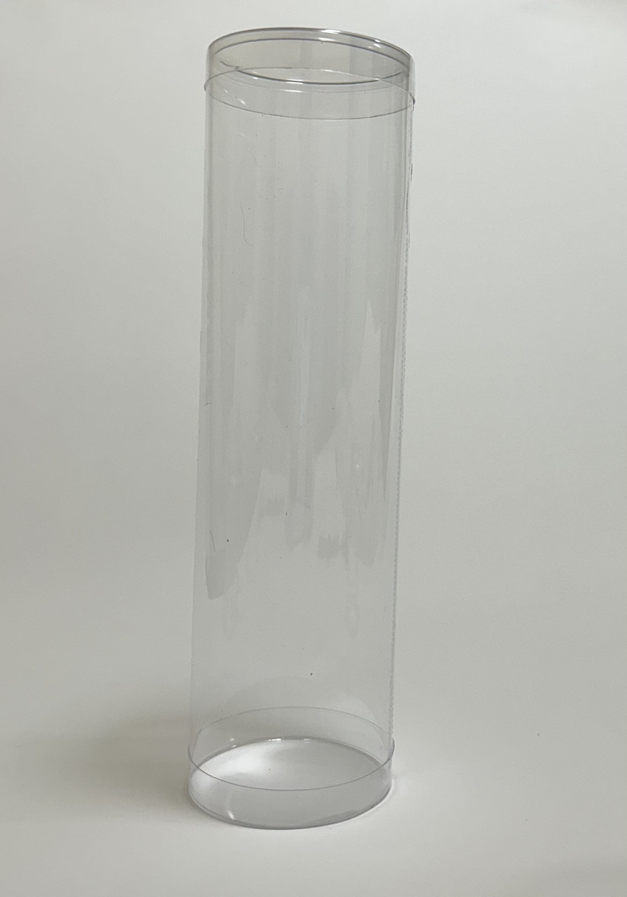 Тубус пластиковий 70х250 мм харчовий Прозорий, фото 1