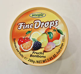 Льодяники Fine Drops мультифрукт 200 г