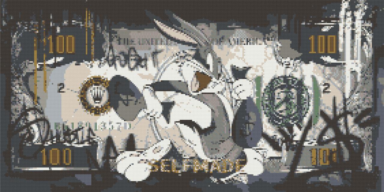 Алмазна мозаїка/вишивка Дісней. Бакс Банні 40*80 см Орігамі OD 5122, фото 1