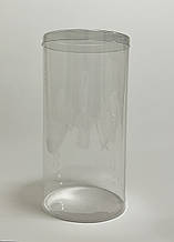 Тубус пластиковий 100х190 мм харчовий Прозорий