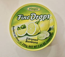Льодяники Fine Drops лимон 200 г