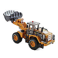 Спецтехніка дитяча навантажувач металопластик 1:40 звук світло 27*8,5*11см (TK-61715), фото 3