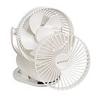 Бездротовий вентилятор із затискачем, настільний вентилятор 1200 мАг USB-C RUHHY!, фото 9