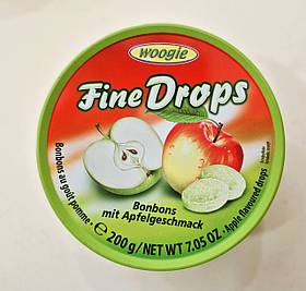 Льодяники Fine Drops яблуко 200 г