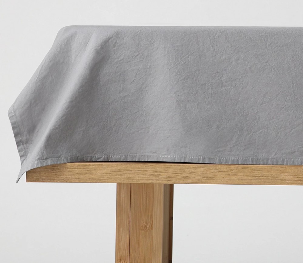 Простирадло 145х220см Washed Cotton варена бавовна Silver Moonlight, фото 1