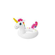 Дитяче надувне коло Intex 59221 (107х58 см) Єдиноріг