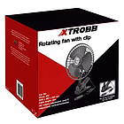 Ротаційний вентилятор з кліпсою XTROBB для автомобіля - автомобільний вентилятор, що обертається., фото 2