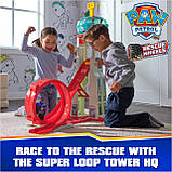 Набір Щенячий патруль Мегаспасувальна станція з треком Мега колеса, Paw Patrol Rescue Wheels Tower HQ, фото 3